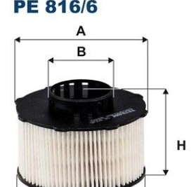 Filtre carburant Ford focus Citroën c4,c5,c6,c8 Jumpy Peugeot 508 ,308 ,407, 206, 307 ,20.hdi réf: pe8166