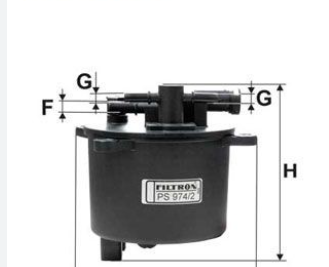 Filtre carburant Citroën c5 2.3,c6 Ford galaxi Mondeo2,Peugeot 406,407,50812.0tdci 2.2hdi réf:ps9742
