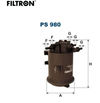 Filtre carburant Reunault megane1,master2 1.9 2.2 1.5dci réf:ps980