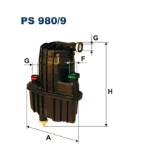 Filtre carburant reunault clio2,3 Modus 1.5dci réf:ps9809