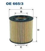 Filtre à huile Ford ranger ecoblue 2.0 2.2tdci réf:oe6653