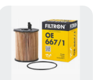 Filtre huile Citroën c2,c3 Peugeot 206,207,208,1.4 1.6hdi réf:oe6671