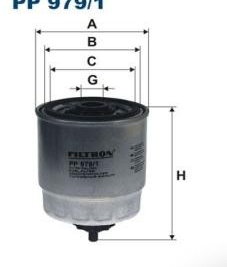 Filtre carburant Hyundai accent,getz,matrix 1.5crdi réf:pp9791