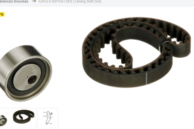 Kit distribution Renault symbole tahaka sandéro mégane clio2 (gat) réf:ko15473xs