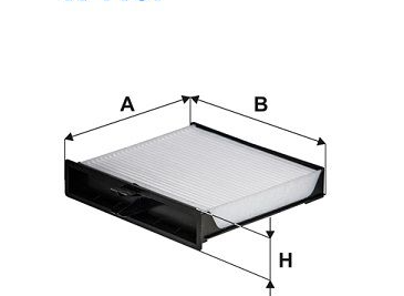 Filtre habitacle Renault scénic 1.5 1.9 dci 1.4 1.6 16 vale réf:k1167