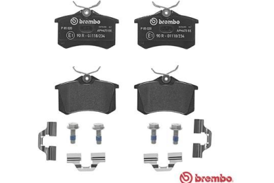 Plaquette de frein (brembo) Audi A1,A3,A4,A6,A8,1.4,1.6,2.0 tdi, Citroën BE réf:p85020