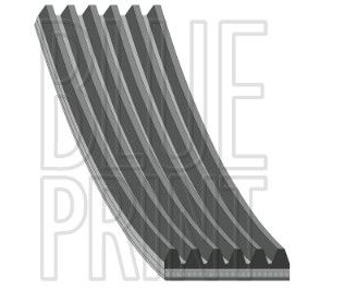 Courroie accessoire (blue print) Citroën berlingot 1.6 hdi, c2 1.4 hdi, c3 c41.6 hdi réf:ad06r975