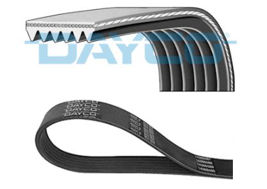 Courroie accessoire Peugeot 5081.sw partner 1.6, Ford smax, Nissan juk, Kia ceed 1.5dci réf:6pk1205