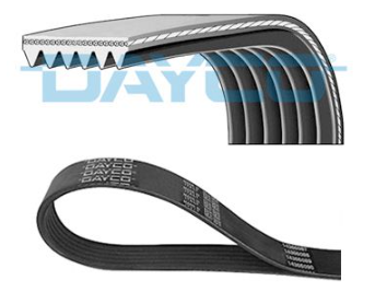 Courroie accessoire (Dayco) Citroën berlingot, Jumpy, Xsara 1.9d, Fiat, Skoda 1 réf:6pk1437
